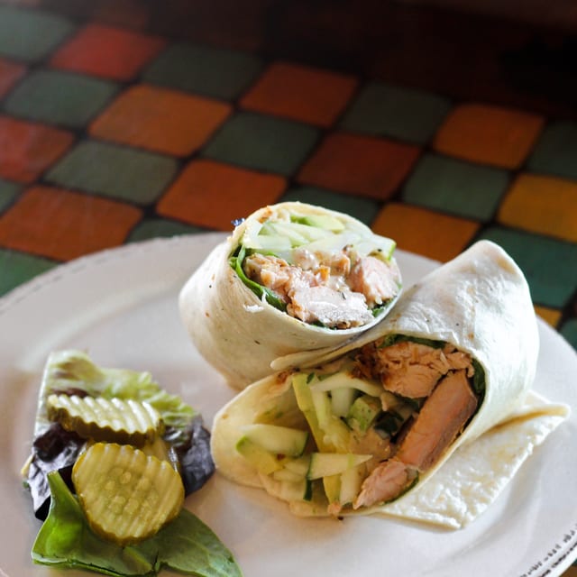 California Salmon Wrap.