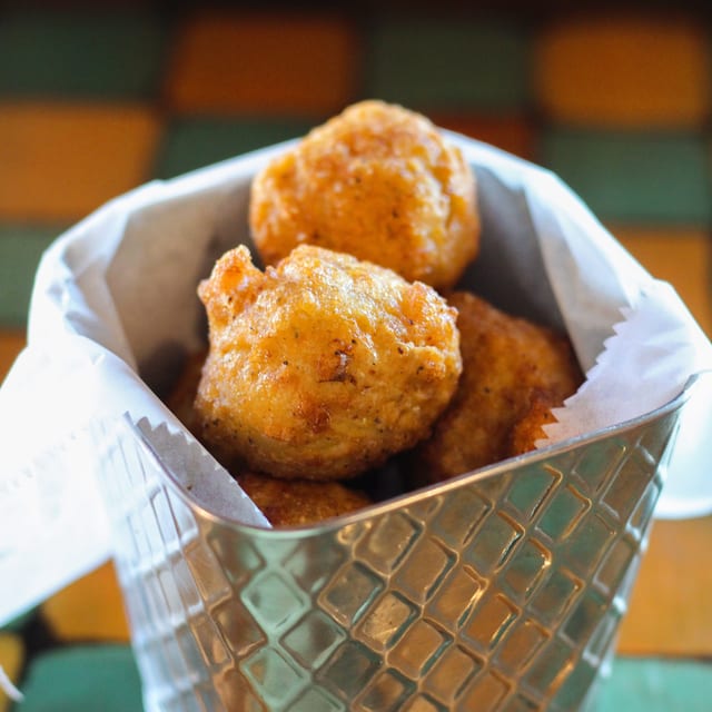 Shrimp Hush Puppies.