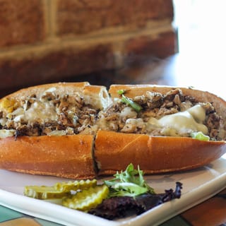 Jerk Chicken Cheesesteak Sandwich
